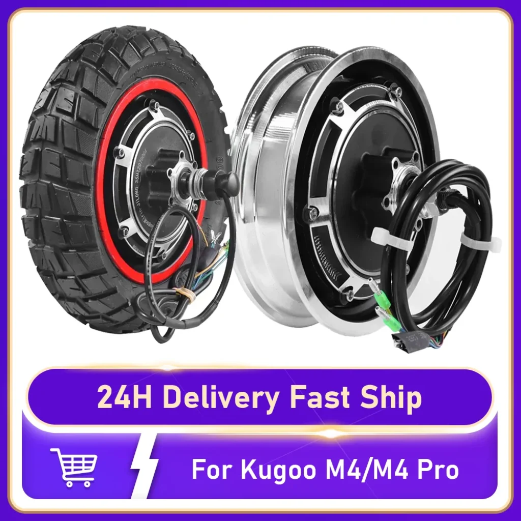 48V 500W Brushless Hub Motor 80/65-6 Outer Tire
