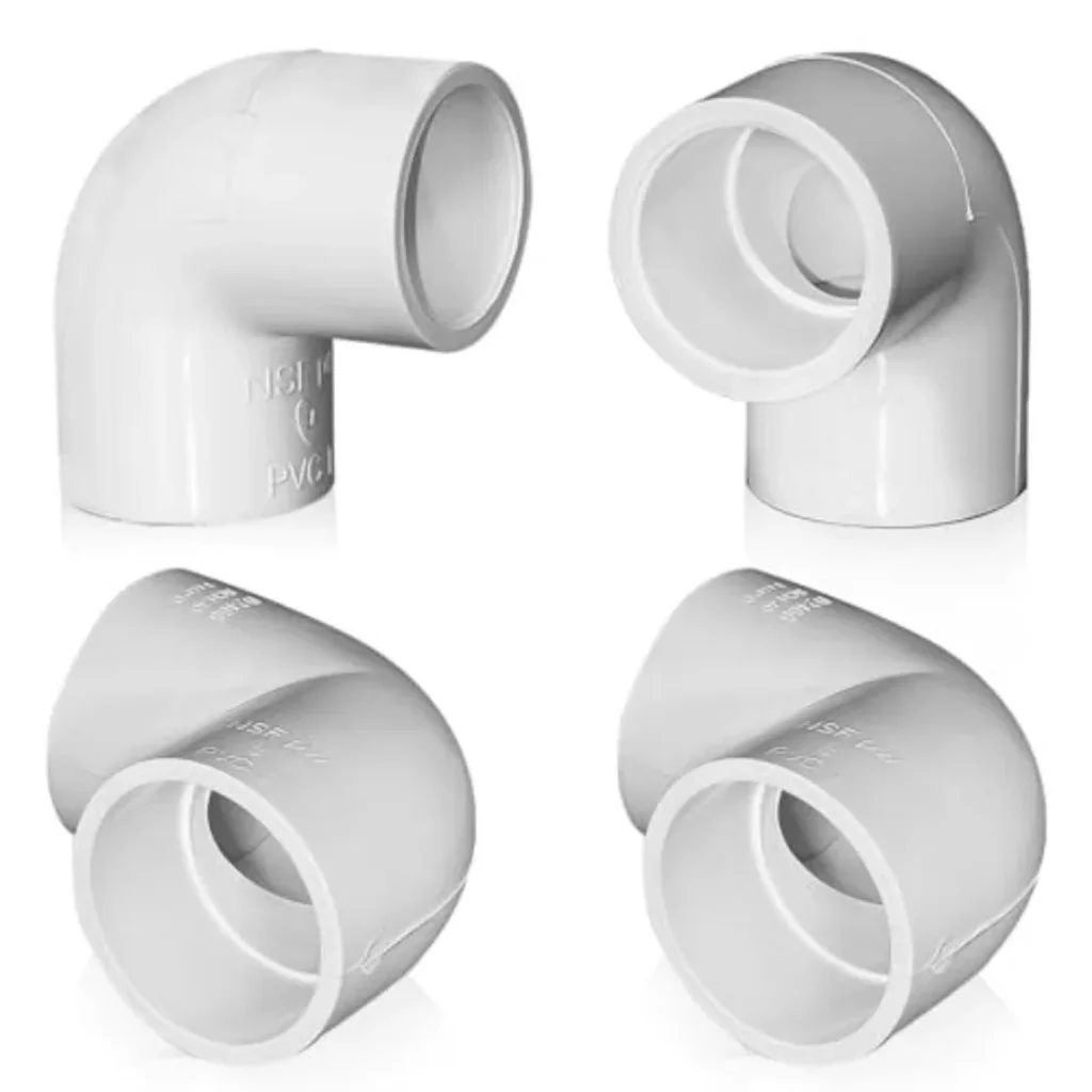 2” PVC 90 Degree Elbow, 2 Way Right