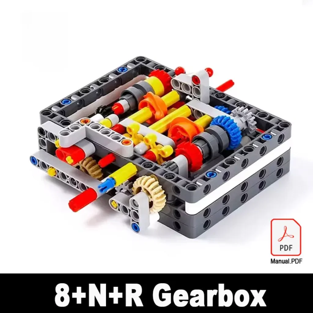 50877 Ultra Compact 8+N+R Speed Gearbox Building Blocks