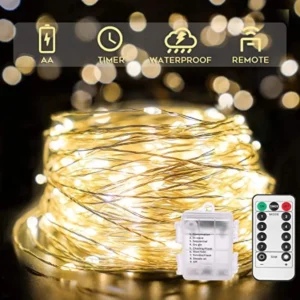 66Feet 200 LED Outdoor String Lights, Fairy Lights