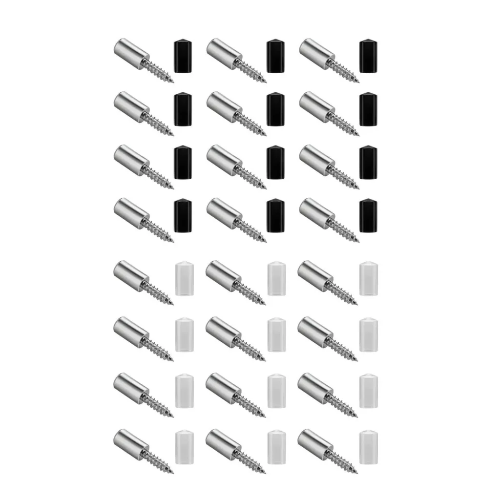 6×12 Pieces Self Tapping Screws Wardrobe Partition Nails