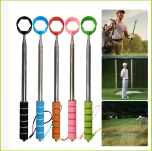 8.86 FT Retractable Golf Ball Picker, Lightweight Stainless