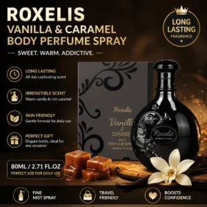 80ML Vanilla Caramel Perfume Spray Women Long Lasting