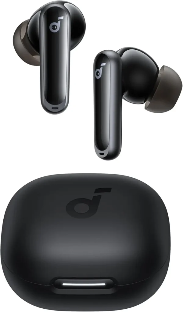 Adaptive Noise Cancelling Earbuds, 60H Playtime, 2-in-1 Case