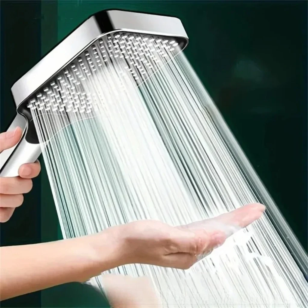 Adjustable 3-Mode High Pressure Shower Head Large Flow