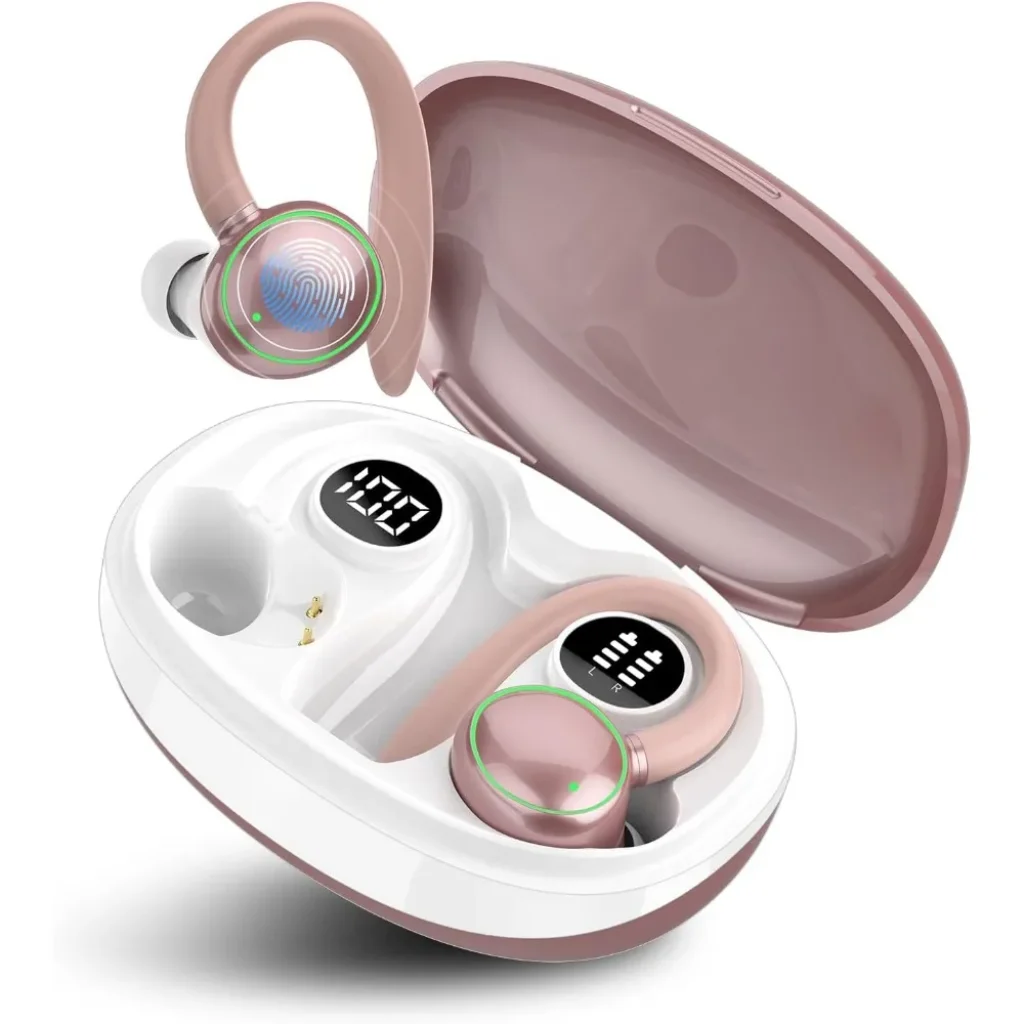 AI Language Translator Earbuds Real-Time 164-Language Support Rose