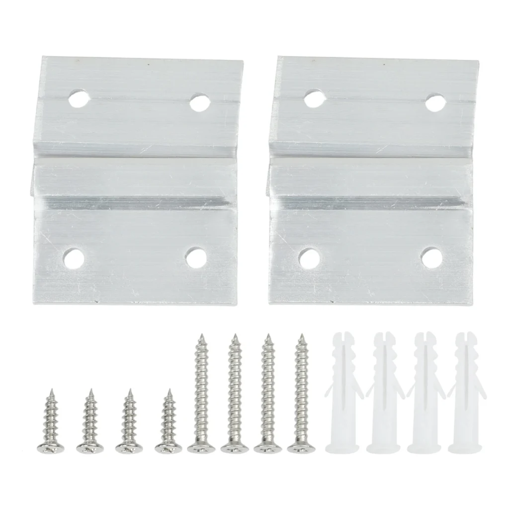 Aluminum Z Clamp Kit Wall Mounting Heavy Mirrors
