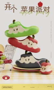 Apple slippers women’s summer 2026 ins cute home