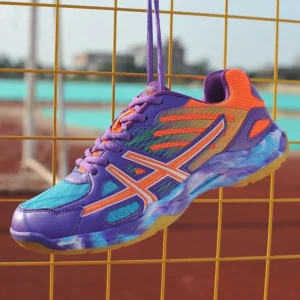 Badminton Shoes Men Women Lightweight Breathable Non-Slip Wear-Resistant