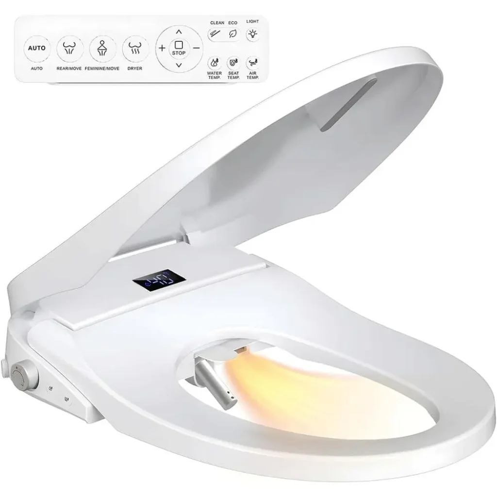Bidet Toilet Seat, Electric Smart Heated Toilet Seat