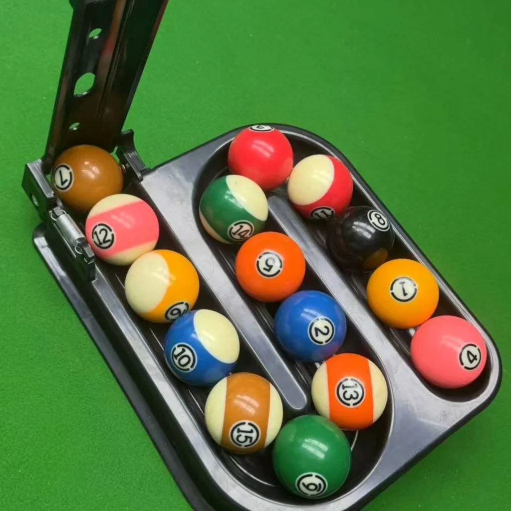 Billiard Rack Guide Arm Quick Ball Setup Template