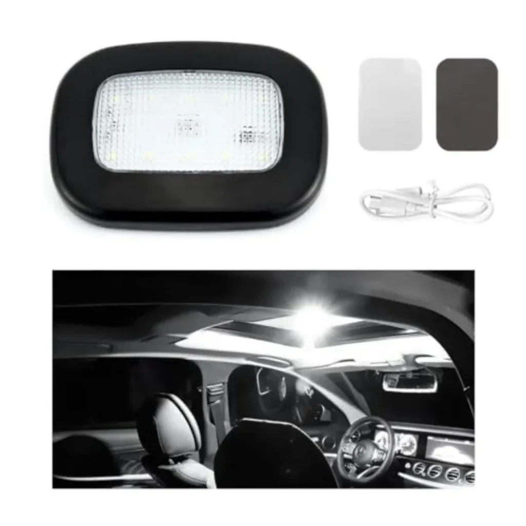 Car Interior Ceiling Roof Lights, Magnetic Rechargeable USB