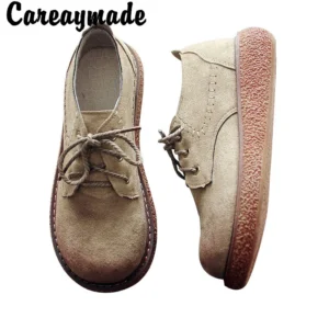 Careaymade-Hotsale,Spring Thick bottom single shoes,big head original style