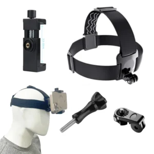 Cell Phone Head Strap Holder Headband Mounting Kit