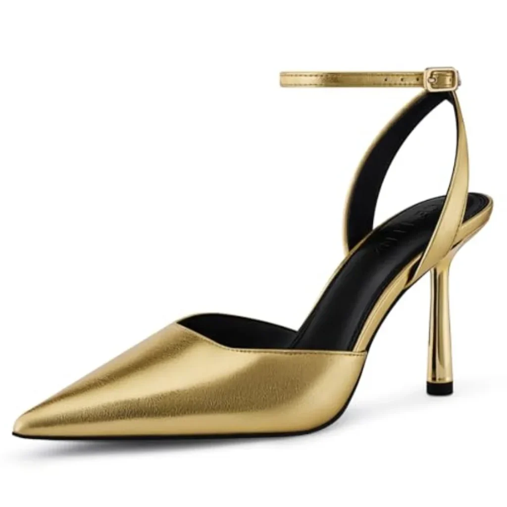 CELLENZ Women Stiletto Heel Pumps: 3.5 Inch Pointed