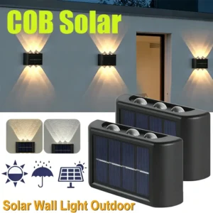 COB Solar Wall Lamp Outdoor Waterproof Solar Lights