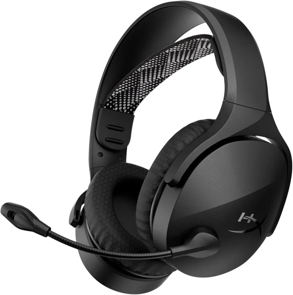 Dual Wireless Gaming Headset: 2.4GHz + Bluetooth 5.3