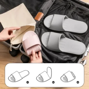 EVA Convenient Slippers Easy Fold Travel Indoor Slippers