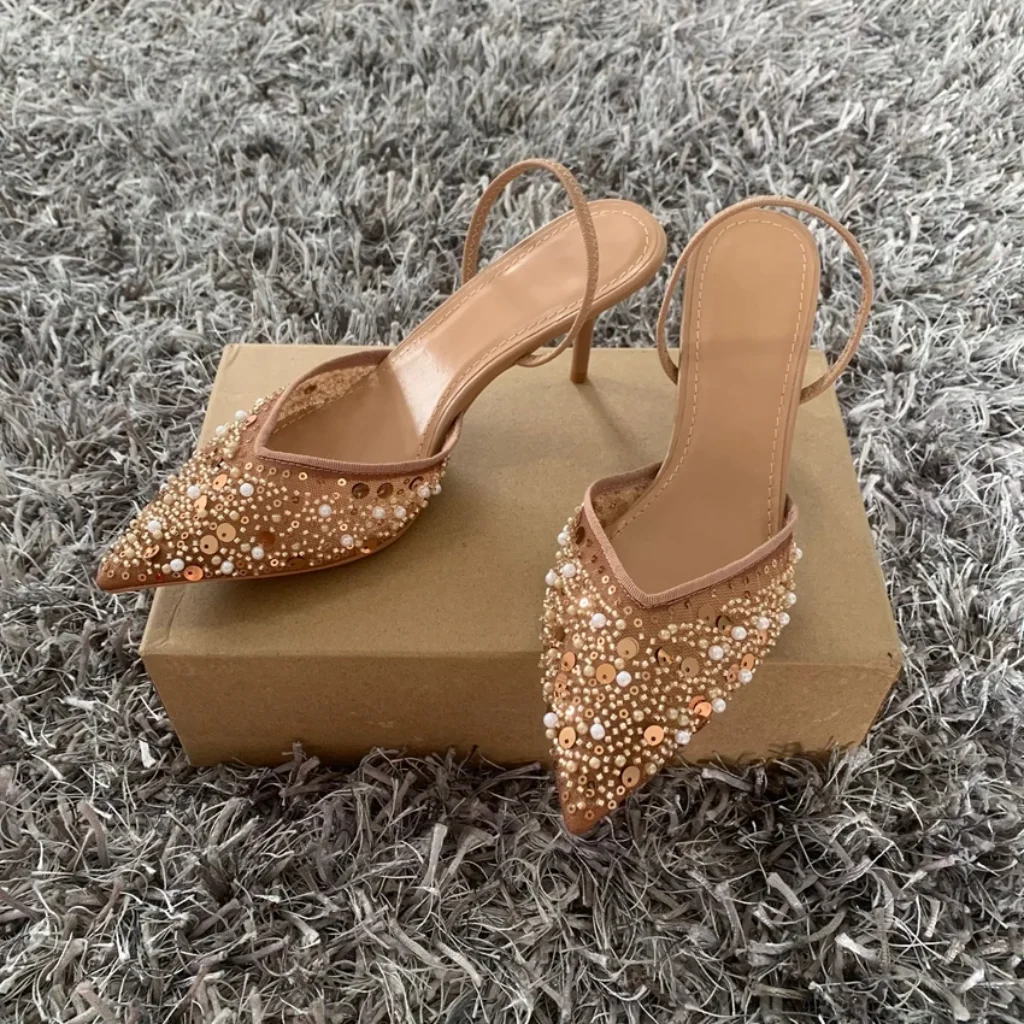 Fashion High Heeled Formal Party Shoes Lady Luxury