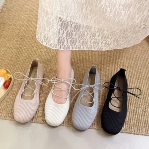 Frenchly Gentle Marie-Jeanne Women’s Summer Style Flat Shoes