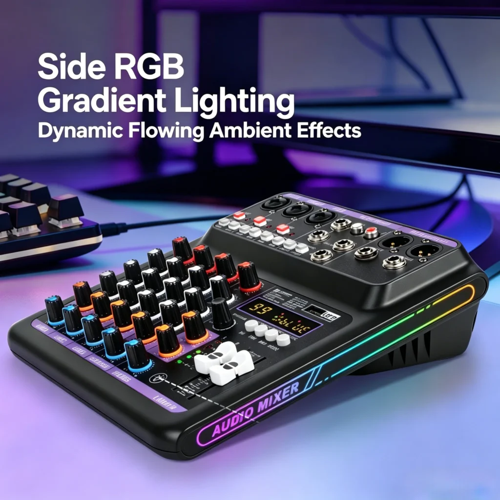 FUHAM 5-Channel HD Audio Mixer Sound Card DSP