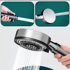 High Pressure Shower Head 5 Modes Handheld Adjustable