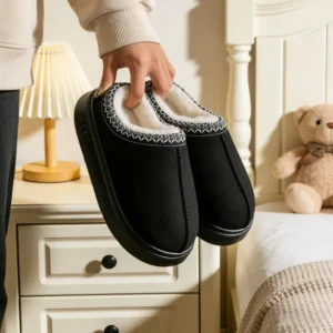 Indoor Plush Cotton Slippers Soft Comfortable Winter Shoes