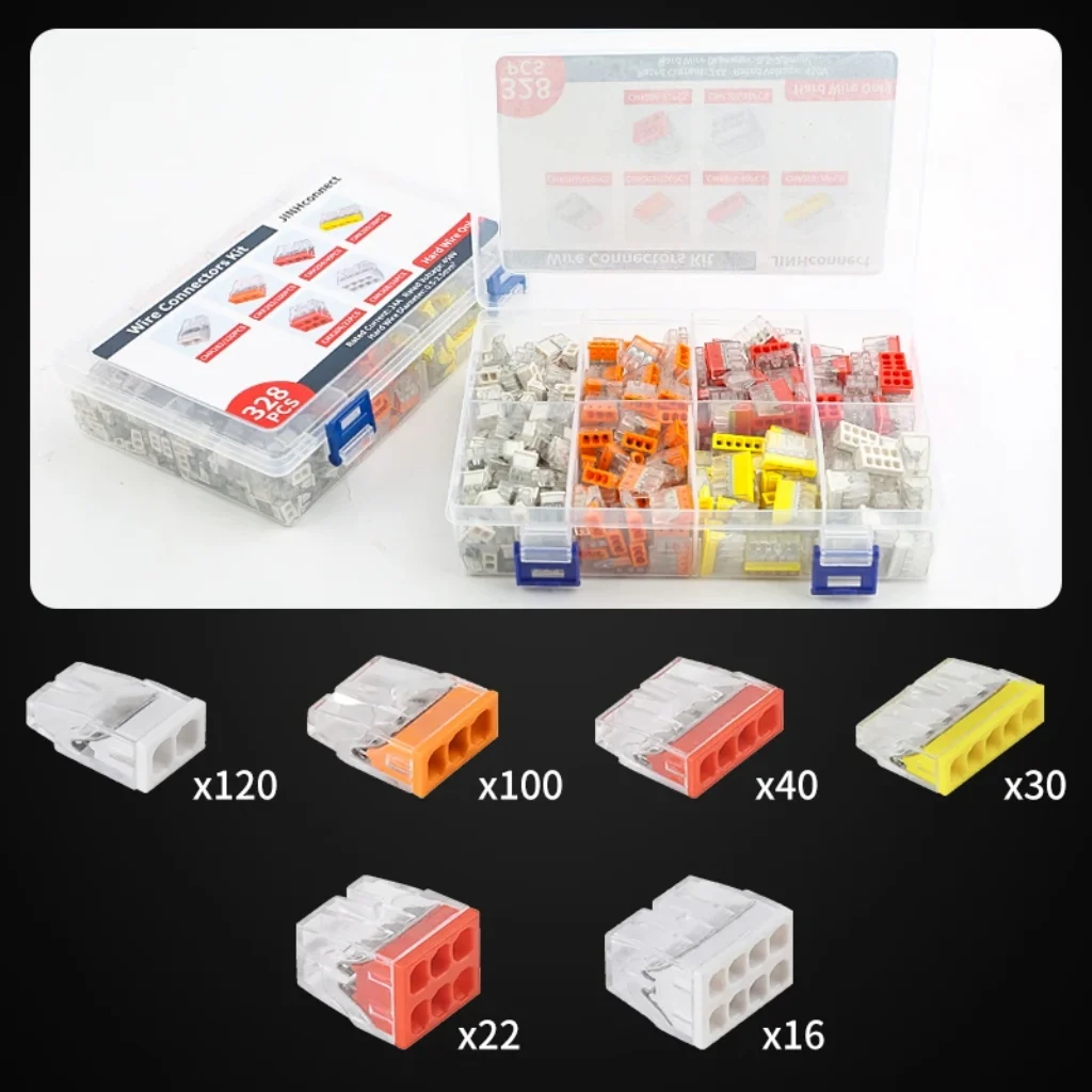 JINH CMK20-328 Mini Push-fit Transparent Splice Connector Kit