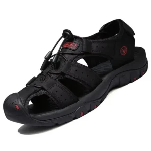 Leather Men Shoes Summer Large Size Men’s Sandals