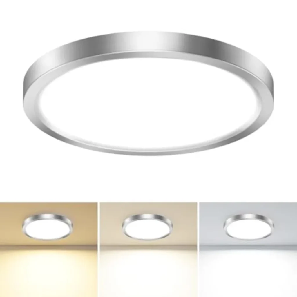 LED Flush Mount Ceiling Light Fixture, 3000K-4000K-6500K 100W