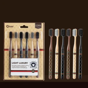 Light Luxury 6- Fine Thread Soft Fur Toothbrush