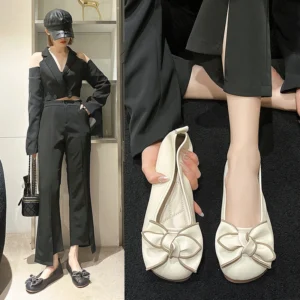Lovely Sweet Flats Women Summer Casual Slip Round