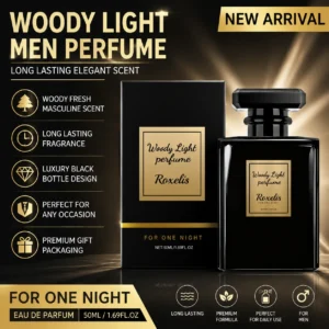 Luxury Woody Men Perfume 50ml Long Lasting Eau