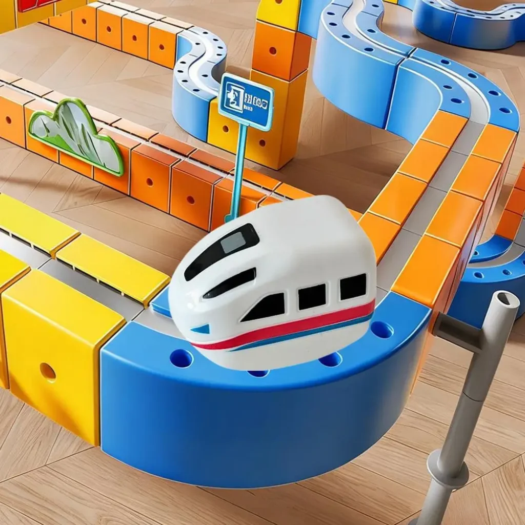 Magnetic Train Electric Children’s Educational Interactive Toys Rechargeable