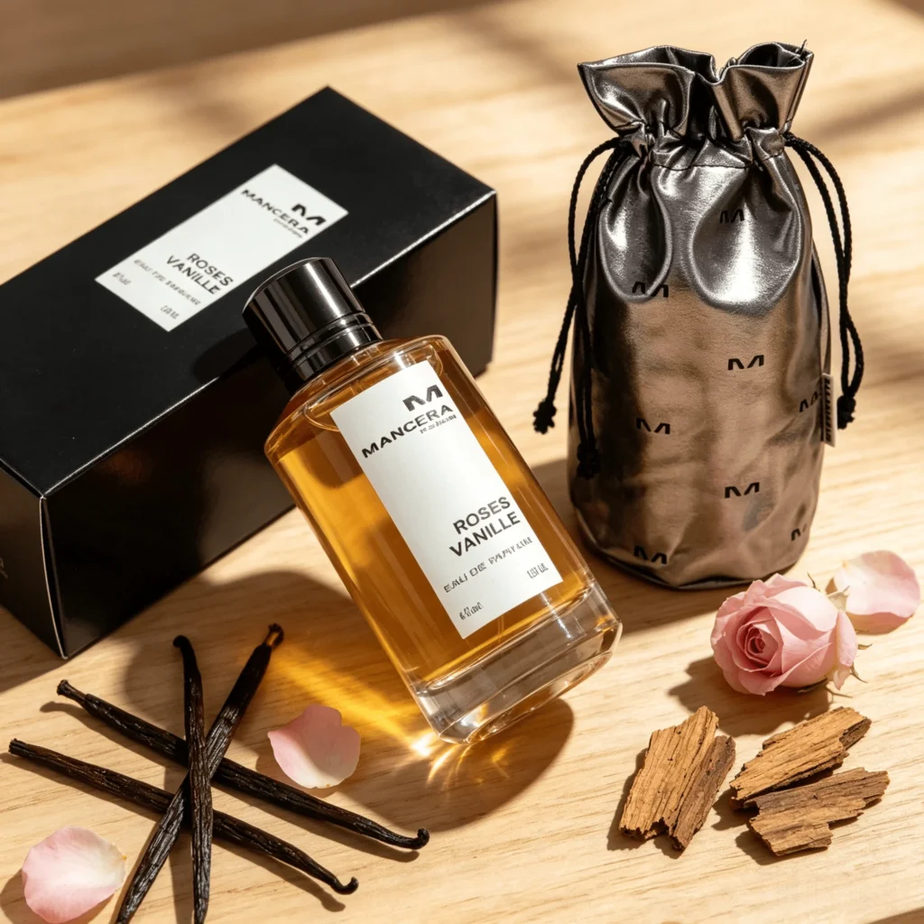 Mancera Roses Vanille 120ml Eau de Parfum Contains