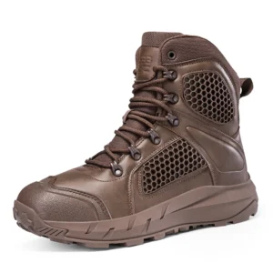 Men’s High-Top Tactical Boots, Breathable Combat Training Boots,