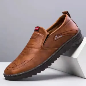 Men’s Leather Shoes Casual Shoes Slip Soft Leather