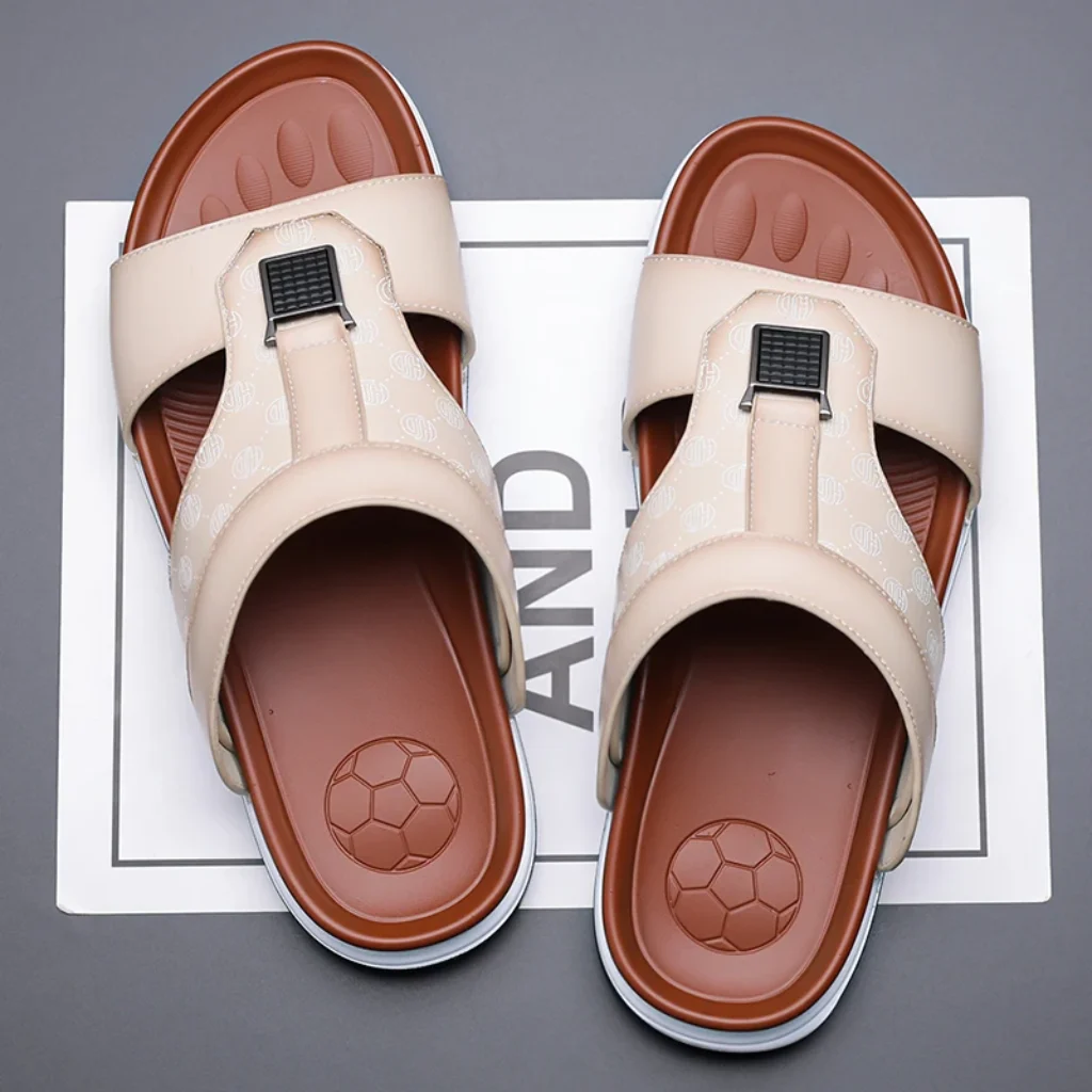 Men’s Summer Comfortable Soft-Soled Sandals Slip-On Outdoor Driving