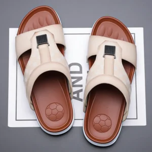 Men’s Summer Comfortable Soft-Soled Sandals Slip-On Outdoor Driving