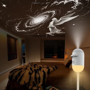 Mini Galaxy Star Projector Two One Night Light