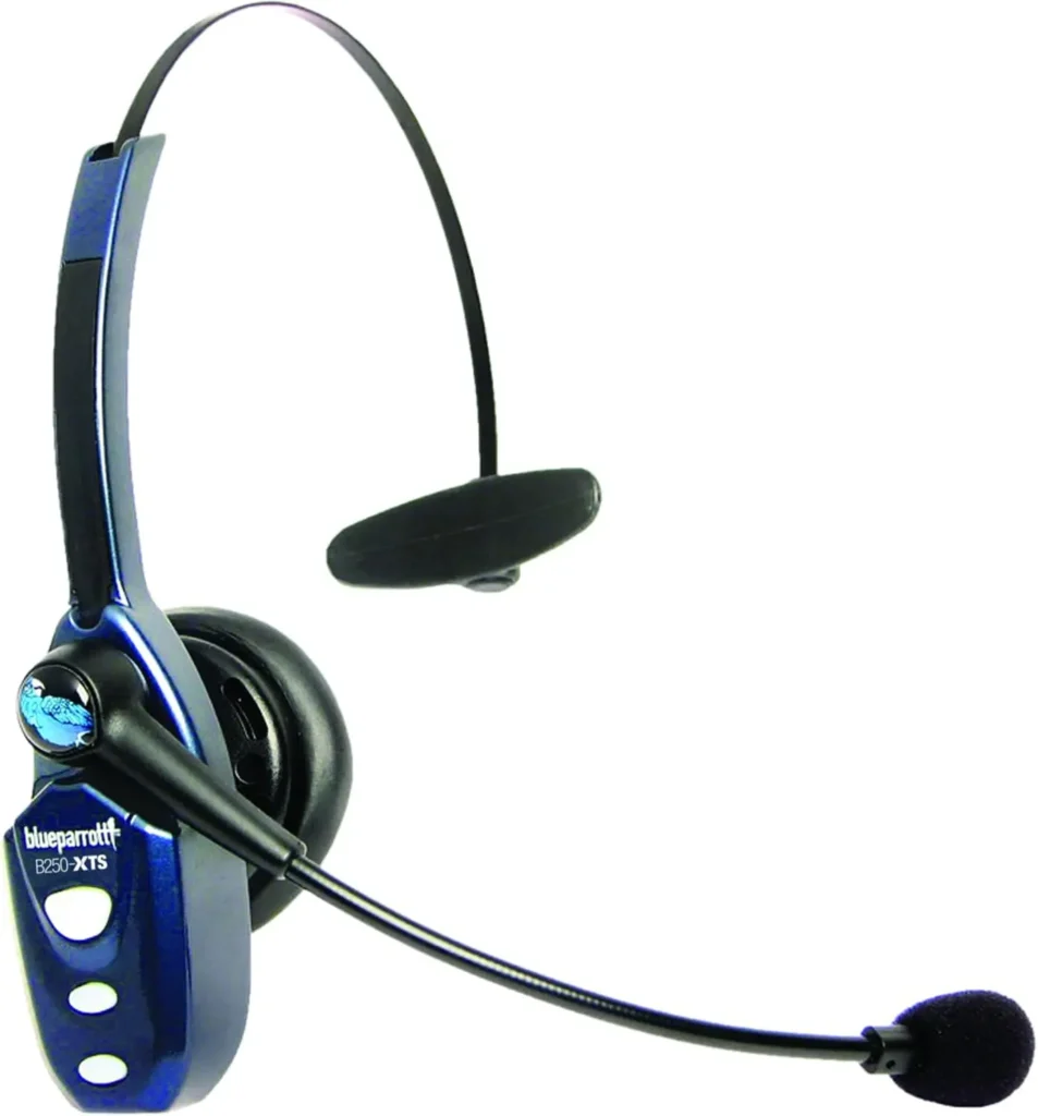 Mono Bluetooth Wireless Headset, 91% Noise Canceling, Over