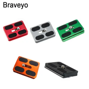 40/50/60/70/76mm Universal Tripod Plate Ballhead Clamp Mount Photography