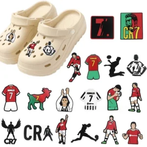 Sale Football Series Shoes Charms Cartoon Shoe Charms