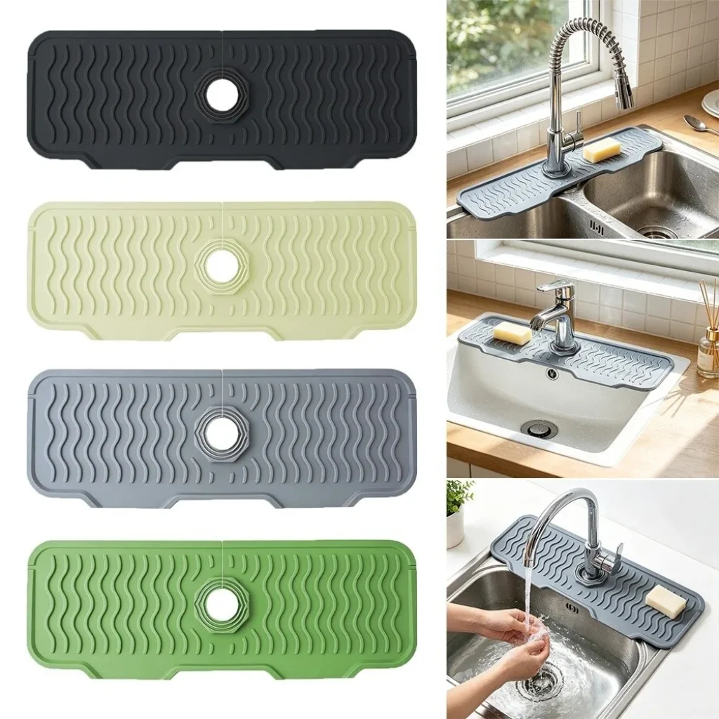 Silicone Faucet Pad 61cm Extra-long Multi-Functional Water Drip