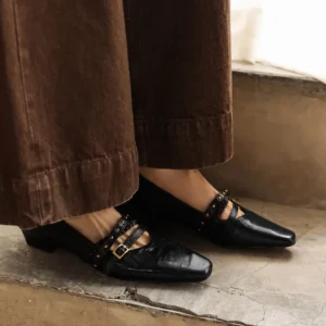 Spring/Autumn Genuine Leather Women Shoes Fashion Square Toe