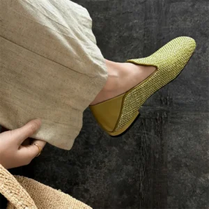 Spring/Autumn Women Pumps Round Toe Low Heel Shoes