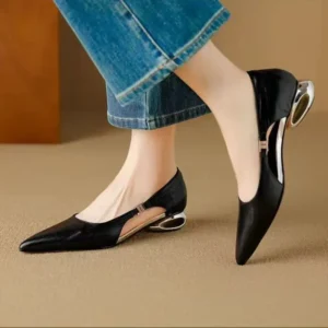 Summer Classic Solid Color Women’s High Heels Fashion