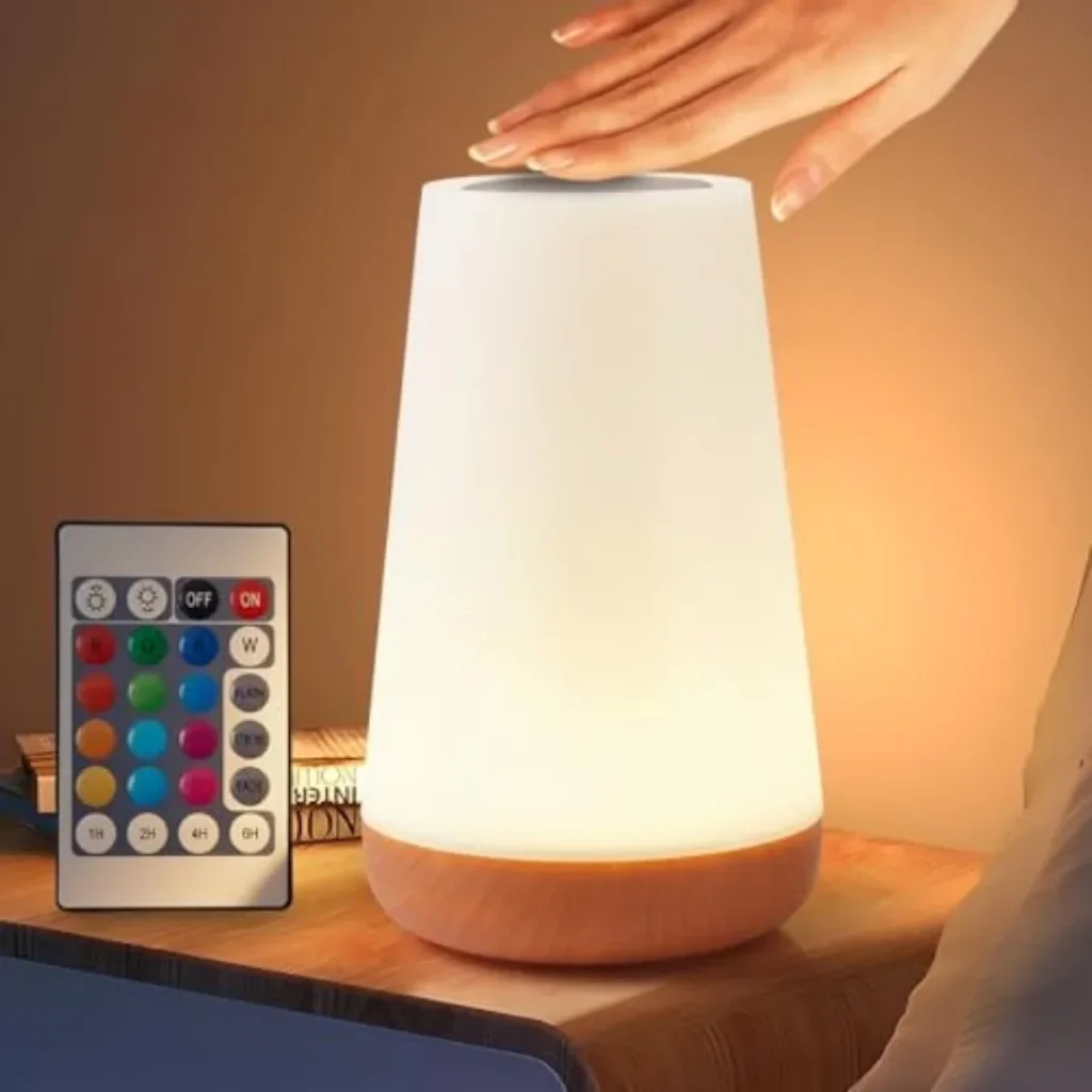 Night Light, Touch Bedside Table Lamp, Remote Control