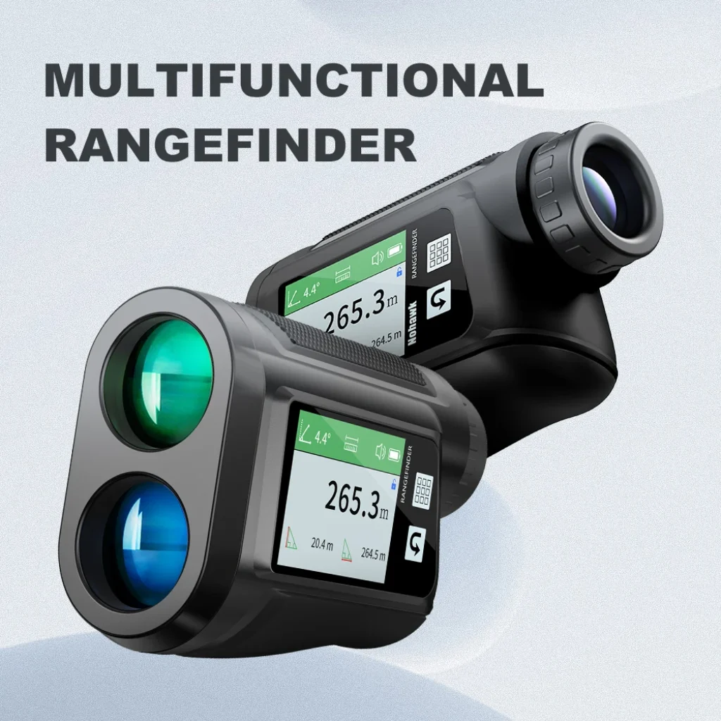 NOHAWK Golf Rangefinder 1000 Yards, Flagpole Lock Vibration,