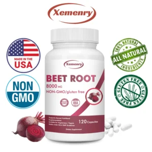 Organic Beetroot Capsules 8000 mg – Athletic Performance,